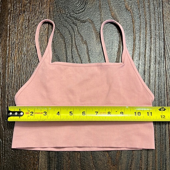 Free People Intimately Andi Square Neck Ribbed Seamless Longline Bralette - Picture 5 of 8